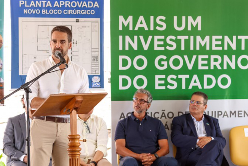 Hospital Santa Bárbara, em Encruzilhada do