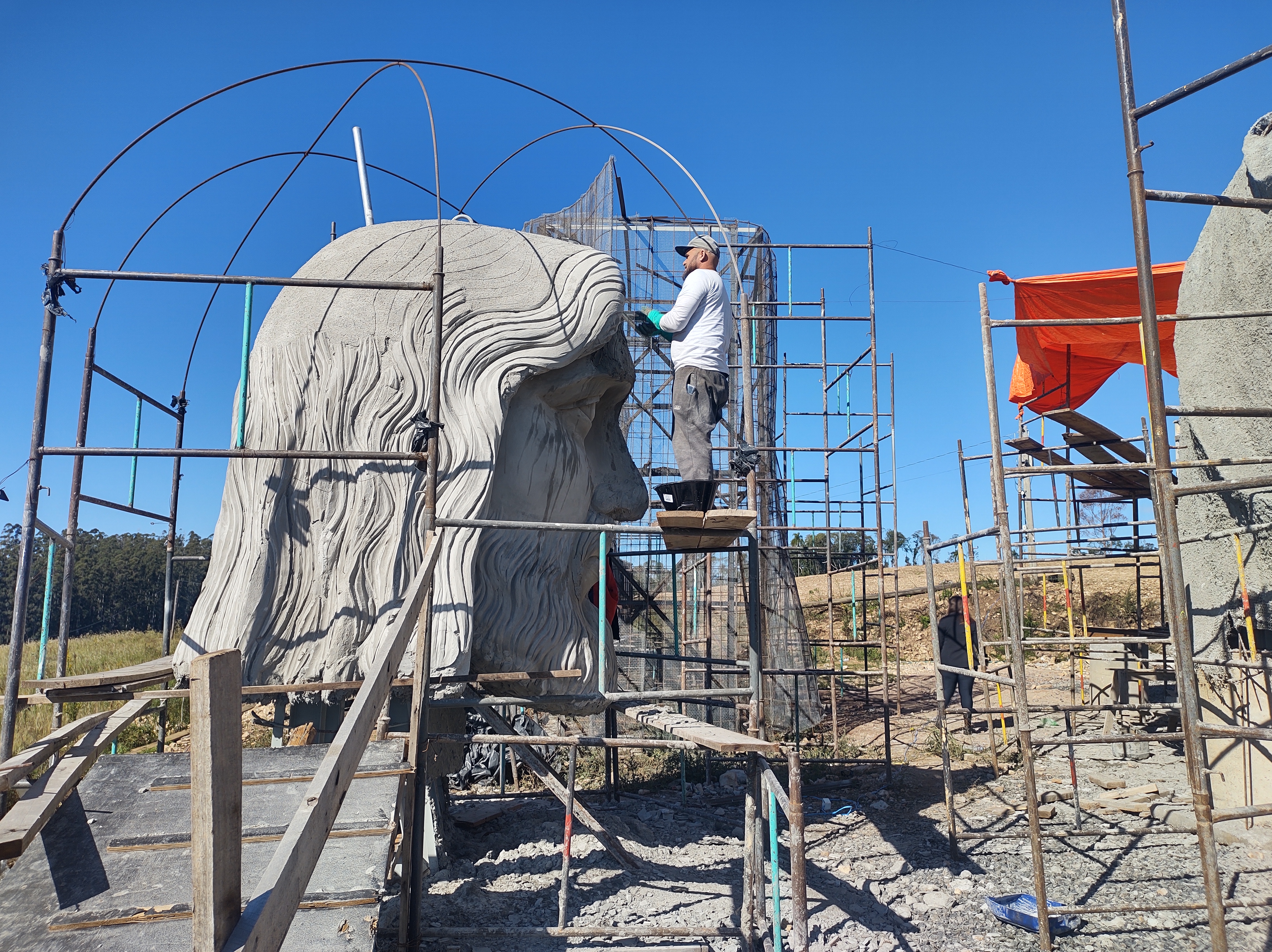 VÍDEO: obras do Cristo Acolhedor de Sobradinho estão 80% concluídas