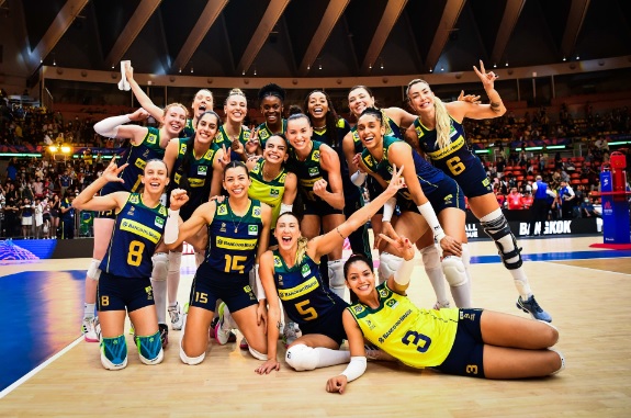 No tie-break, Brasil bate Itália pela Liga das Nações Feminina