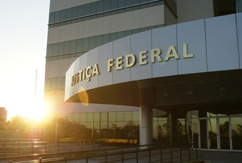 Fachada do prédio-sede da Justiça Federal em Novo Hamburgo