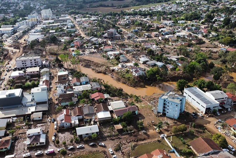 Defesa Civil Nacional declara estado de calamidade em Arroio do Meio devido às chuvas