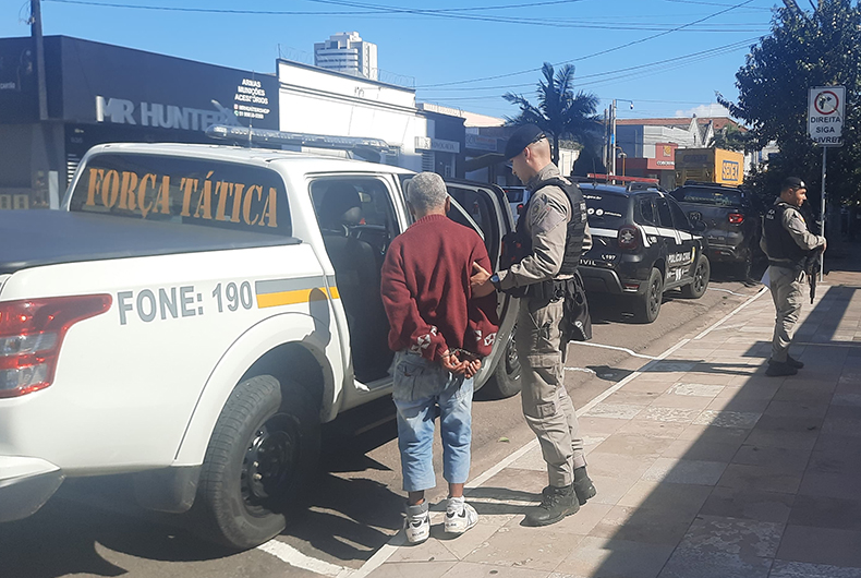 BM captura homem que tentou serrar tornozeleira eletrônica