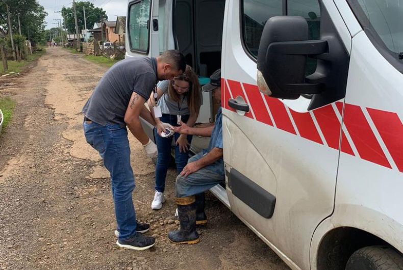 Saúde e abastecimento de água são retomados em Vila Mariante