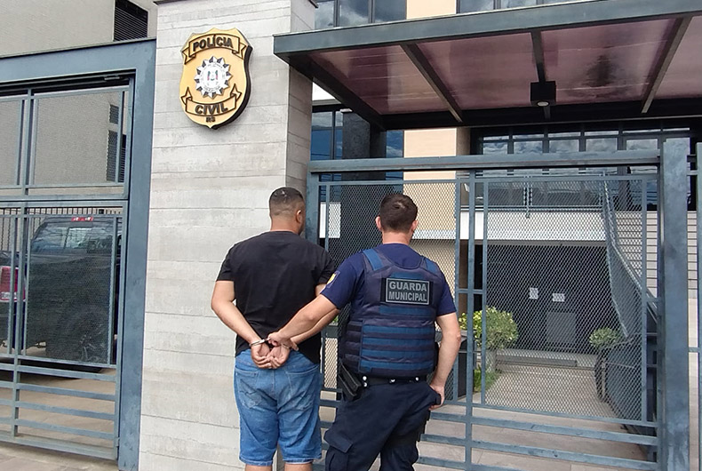 Guarda Municipal prende homem que descumpriu medida protetiva