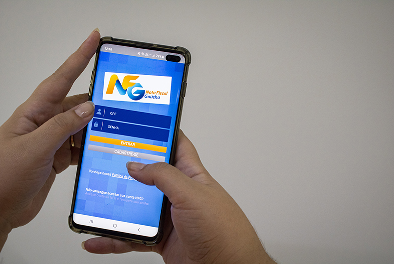 2 App Nota Fiscal Gaúcha - celular aplicativo