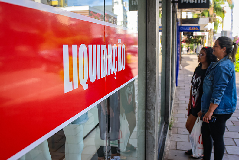 Liquidação comércio