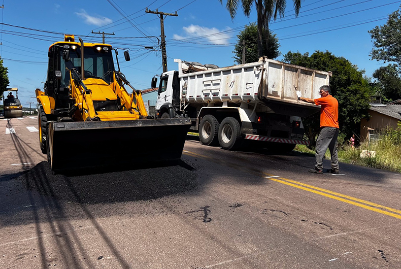 Concluída primeira etapa de pavimentação em ruas do Bairro Bonfim