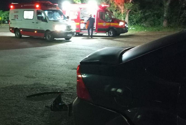 Motociclista fica ferido após colisão com carro em Venâncio Aires