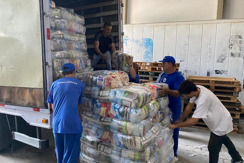 Santa Cruz vai receber alimentos destinados a dez municípios atingidos por eventos climáticos