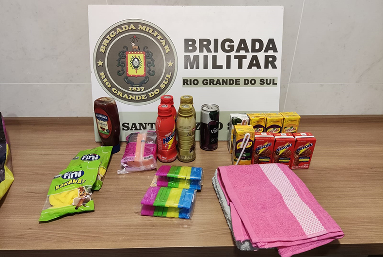 Brigada Militar prende mulher que furtou itens de loja em Santa Cruz