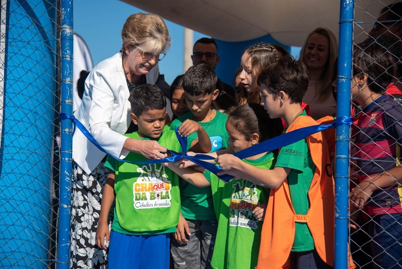 Inauguração Quadra Poliesportiva - Mãe de Deus