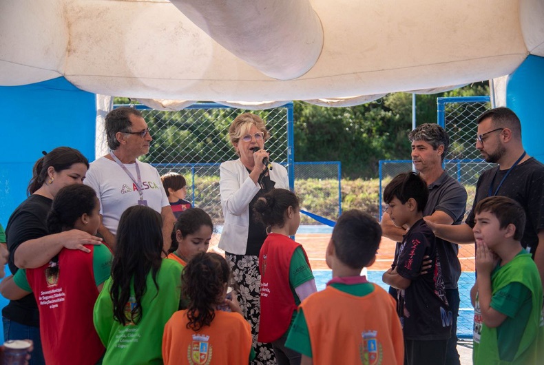 Inauguração Quadra Poliesportiva - Mãe de Deus
