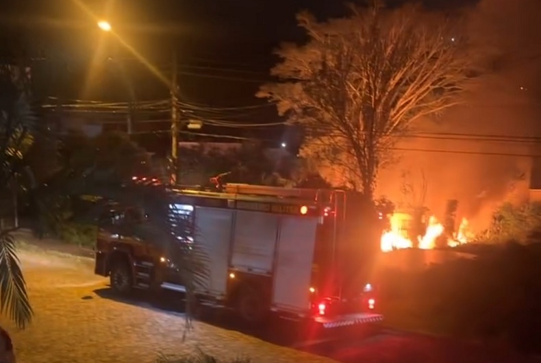 Incêndio chalé - Bairro Margarida