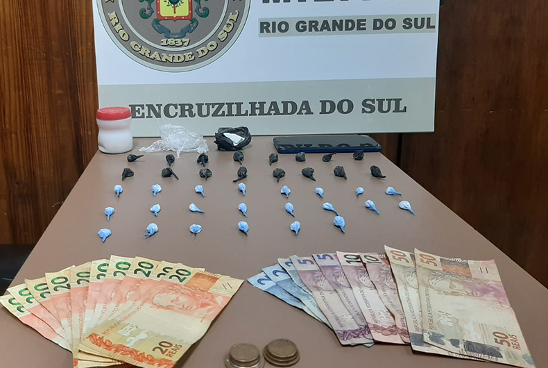 Durante operação, Brigada Militar prende mulher por tráfico de drogas em Encruzilhada do Sul