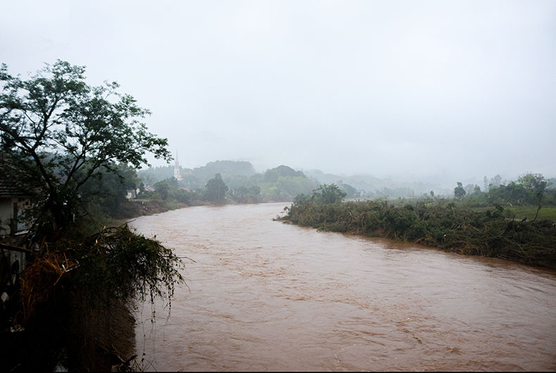 Corpo de vítima da enchente em Sinimbu é encontrado
