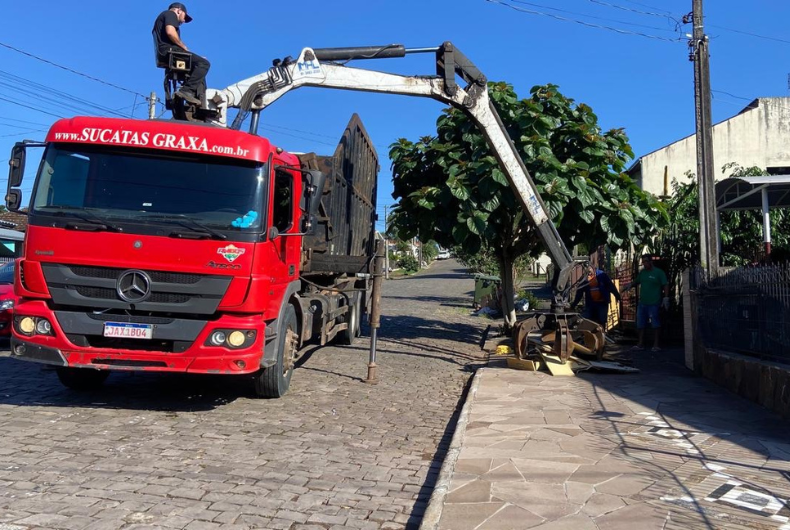 Mais de 50 cargas de entulho já foram recolhidas em Venâncio Aires