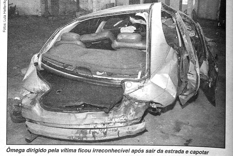 Ex-vice-prefeito de Pantano Grande já se envolveu em outra colisão grave há 20 anos