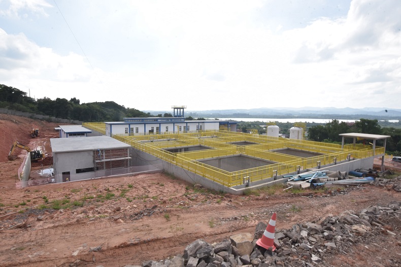 Quando estiver pronta, estrutura terá capacidade de duplicar o tratamento de água, passando de 400 para 800 litros por segundo