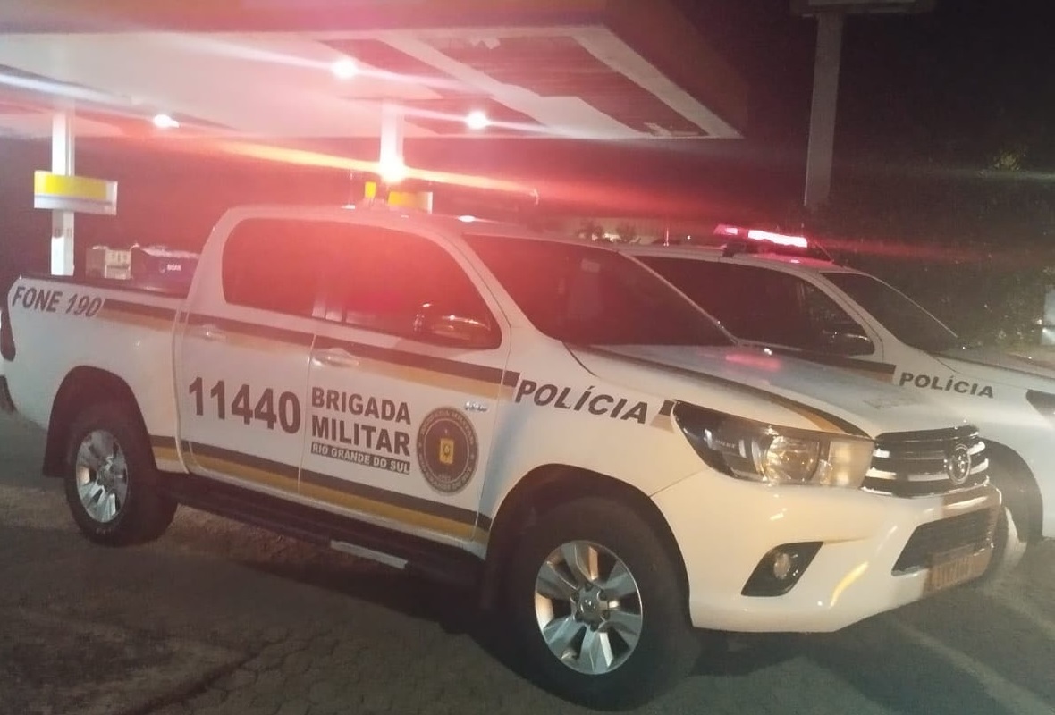 Após ataque ao posto de combustíveis, autor foi localizado pelos policiais militares