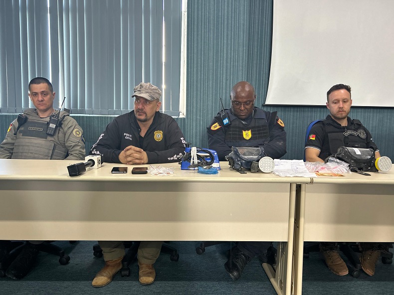 Em coletiva, responsáveis pela operação deram detalhes sobre o trabalho realizado | Foto: Expedito