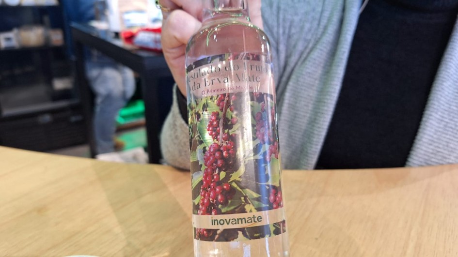 Destilado de erva-mate utiliza técnica inédita que aproveita frutos da planta fêmea, antes descartados pela cadeia produtiva - Foto: Ascom Expointer
