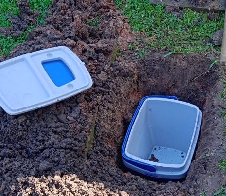Drogas seriam ocultadas dentro de buraco